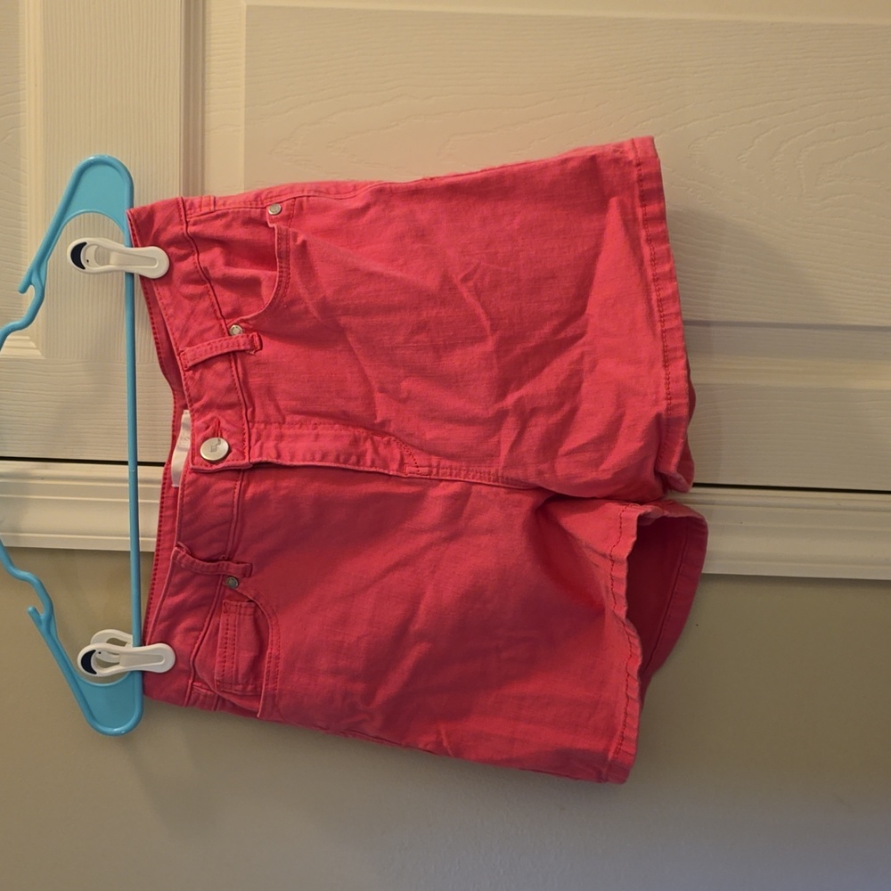 1822 Denim pink high-rise shorts women's size 8